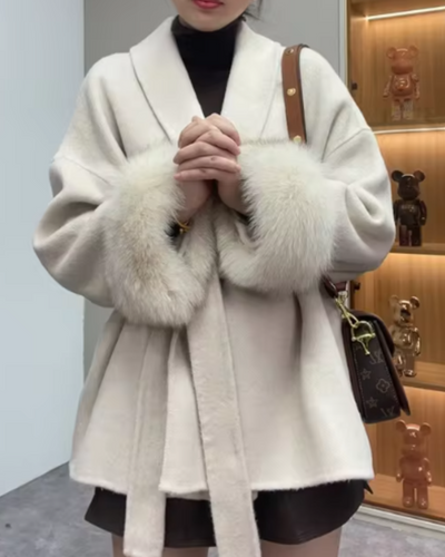 Alina| Luxury faux fur coat