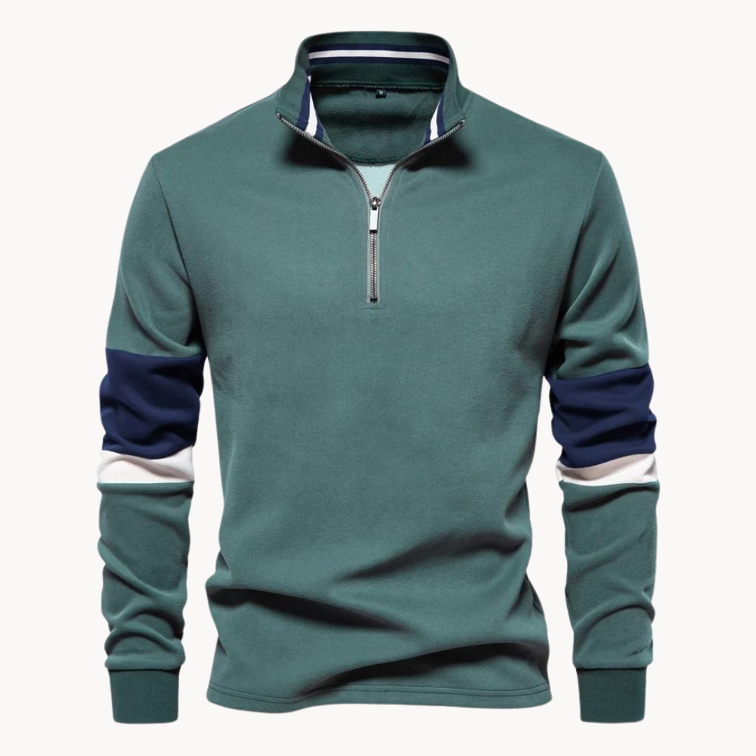 Nathan Quarter-Zip Sweater