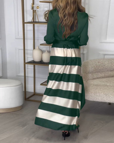 Sophie’s Striped Elegance Dress