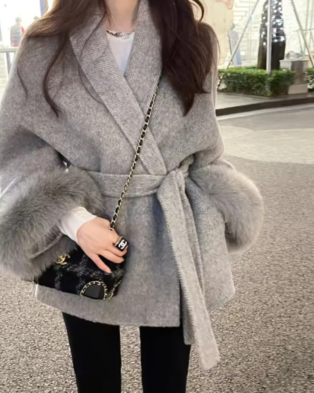 Alina| Luxury faux fur coat