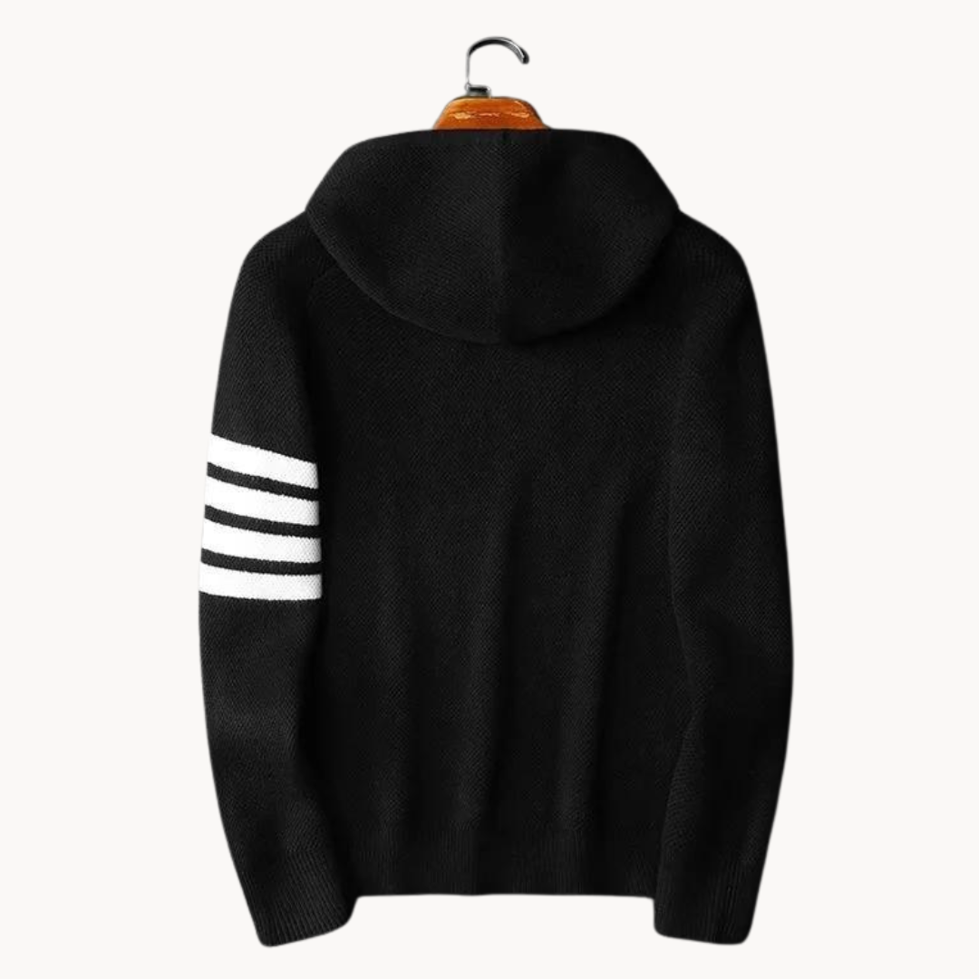 Alaric | Hooded Knit Sweater