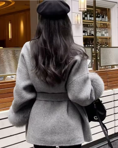 Alina| Luxury faux fur coat