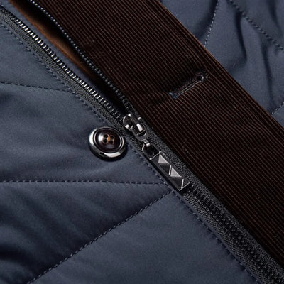 Mark|Winter jacket-vest with stand-up collar