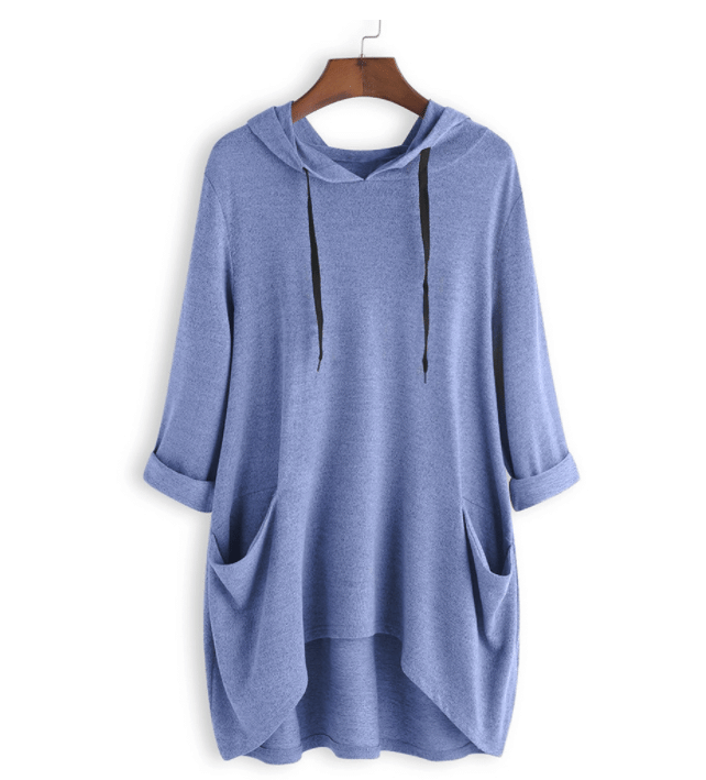 Ella/ Casual Comfy Pocket Hoodie