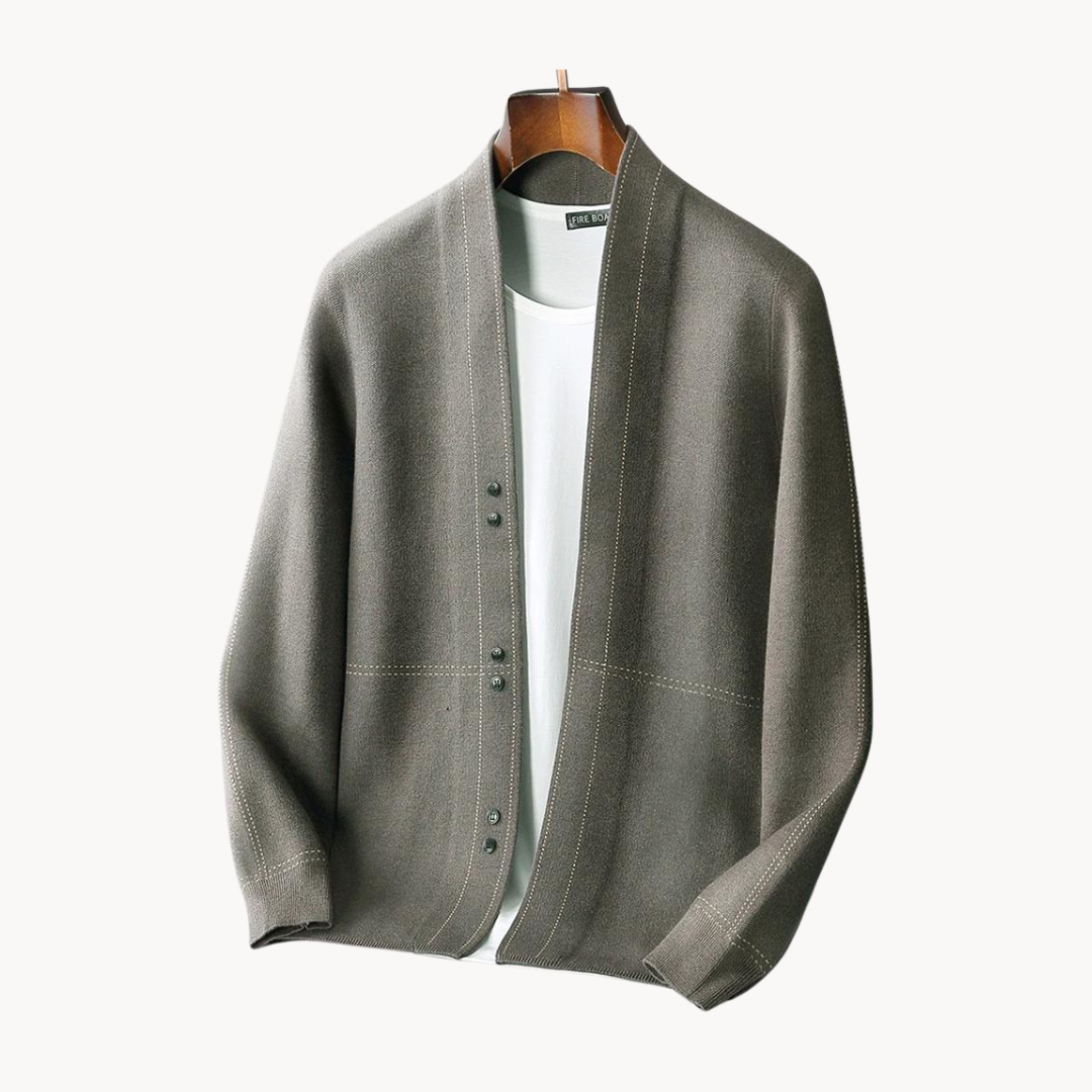 Max Merino Wool Cardigan