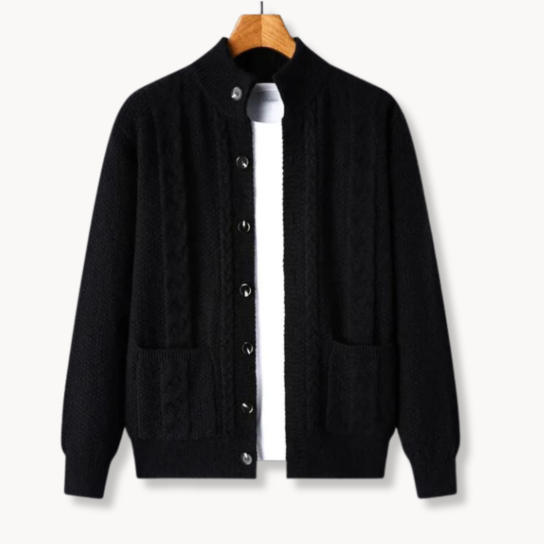 Soren Cable Wool Cardigan