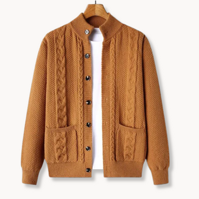 Soren Cable Wool Cardigan