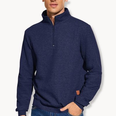 James Quarter Zip Sweater