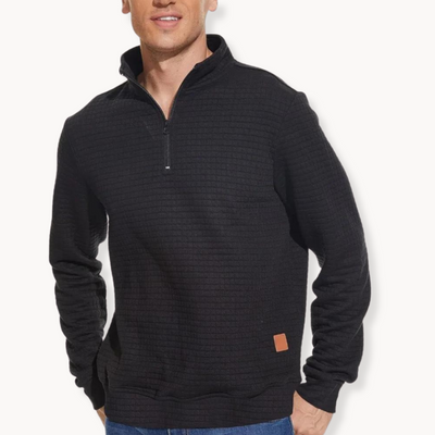 James Quarter Zip Sweater