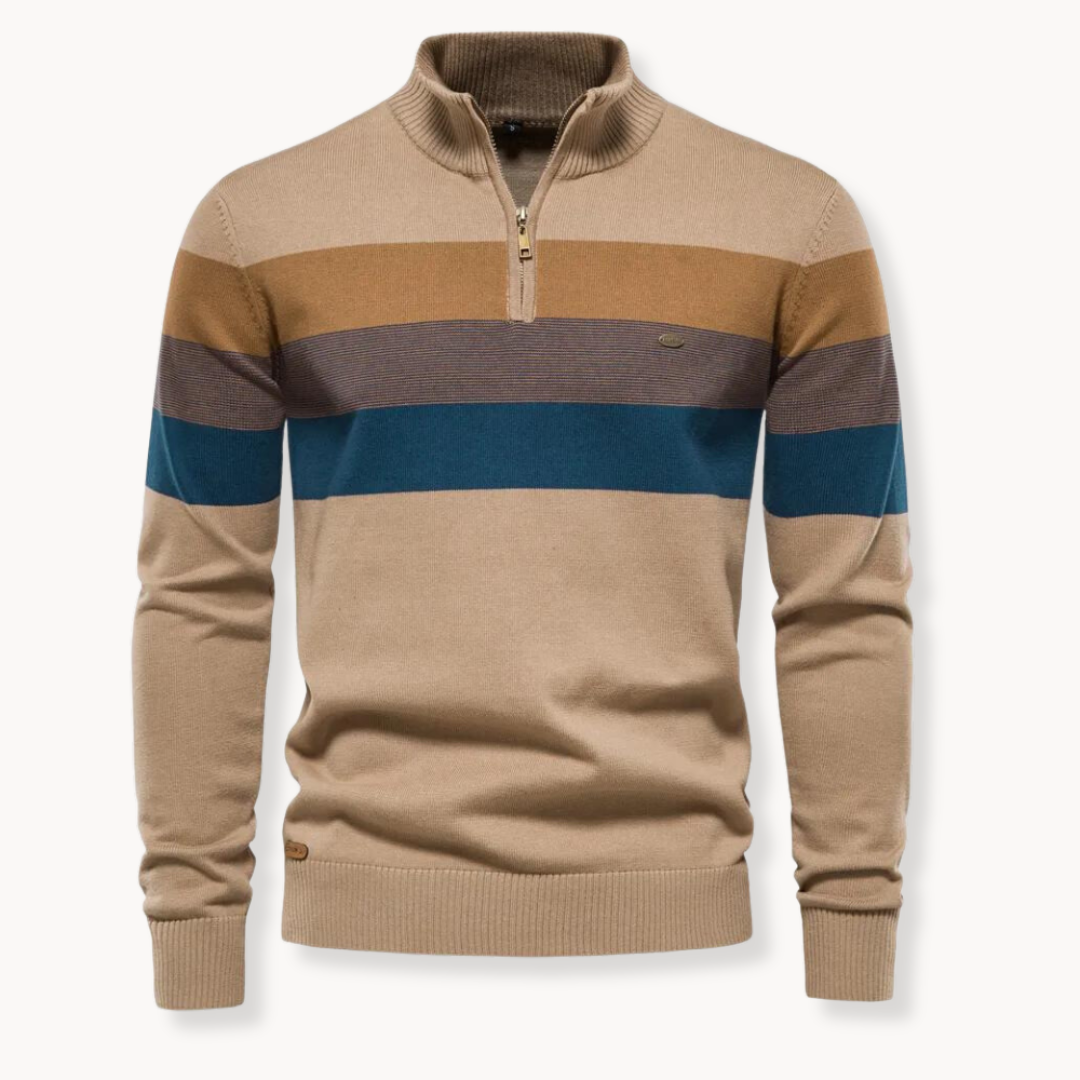 Brodie Quarter Zip Sweater