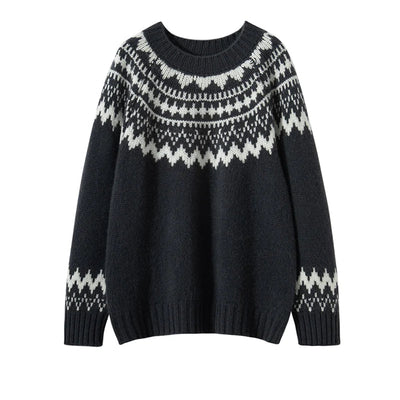 CLAUDIA | O-NECK KNITTED SWEATER