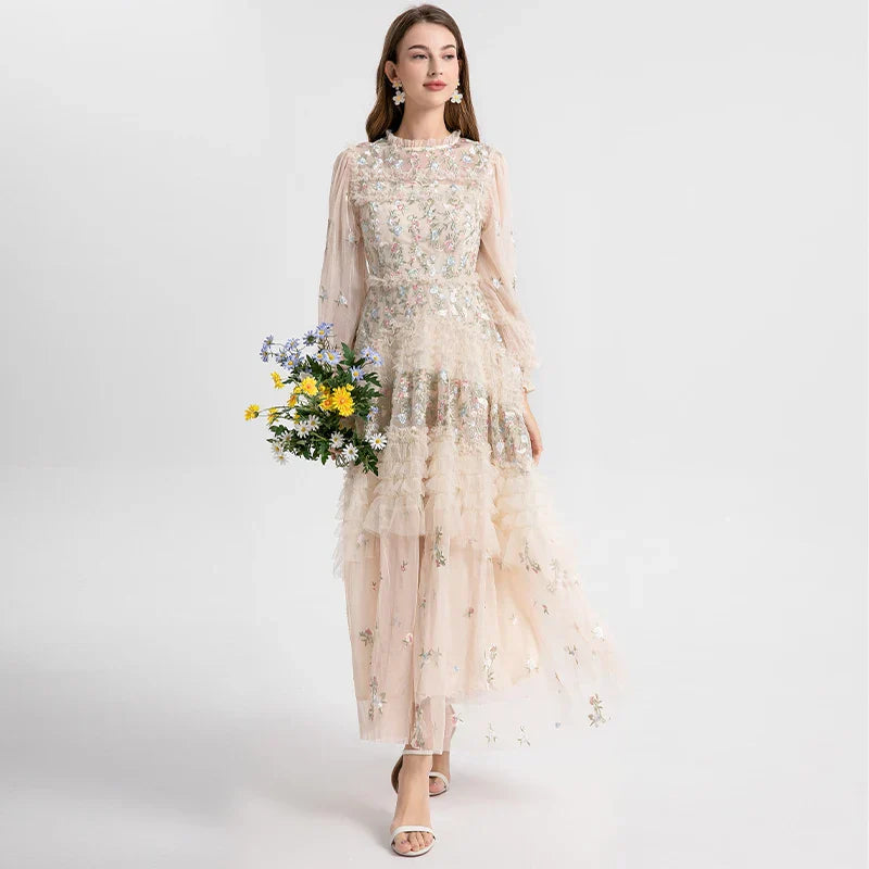 Jessica’s Floral Luxe Dress