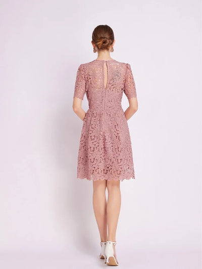 Jessica’s Serene Lace Dress