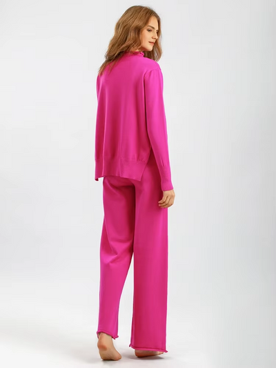 Valentina/ Knitted, thick and warm oversize jumper and trousers