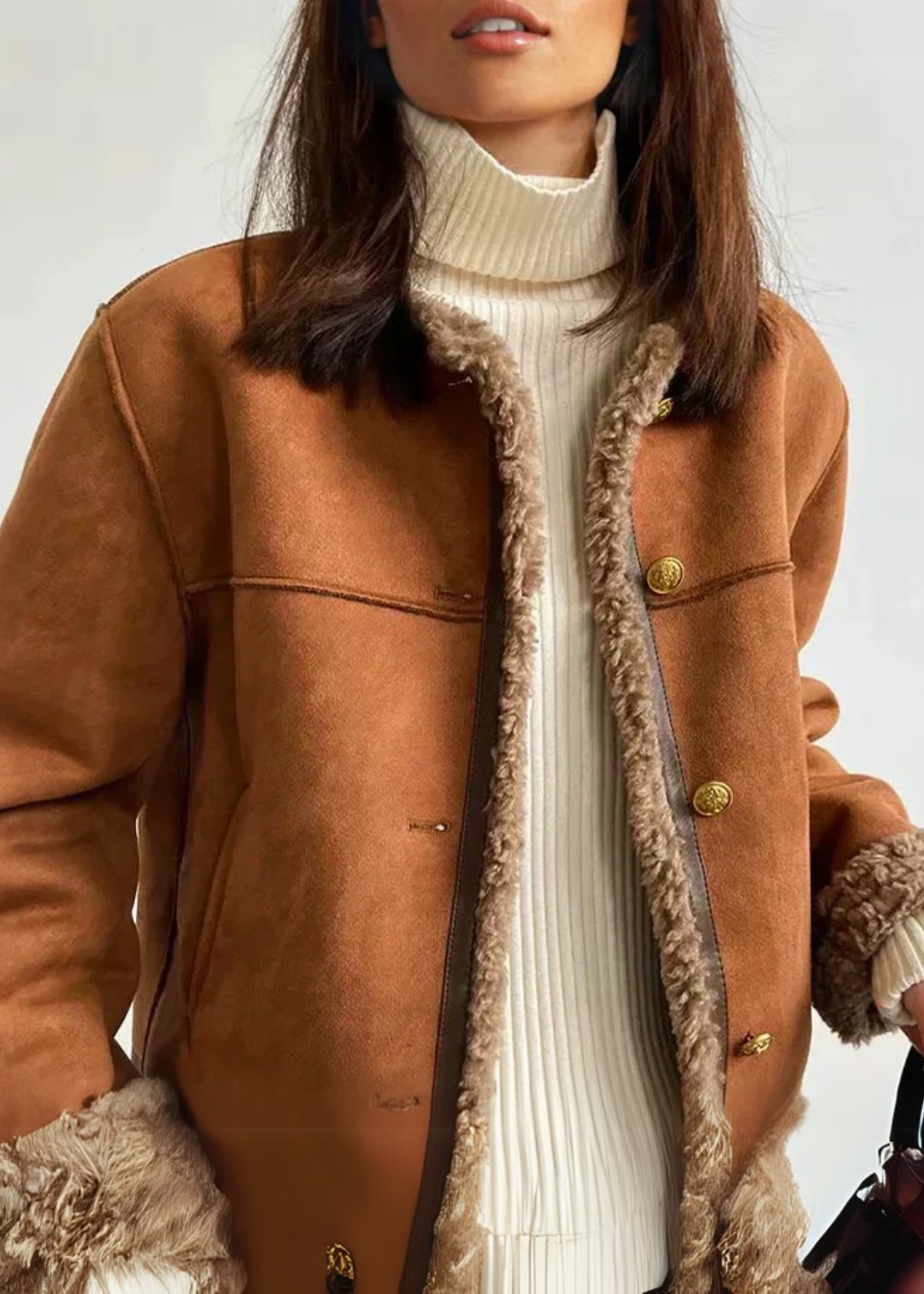 JENNIE- Cosy Shearling-Lined Jacket