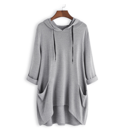 Ella/ Casual Comfy Pocket Hoodie