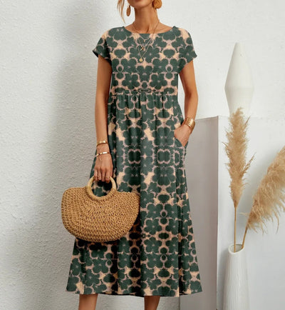 JOSIANE | ELEGANT FLORAL DRESS