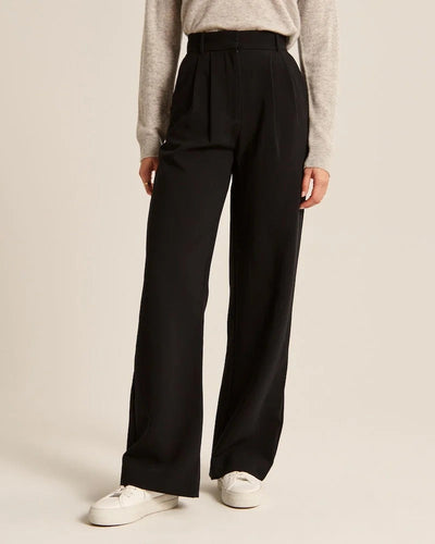 Lila | Black Wide-Leg Pants