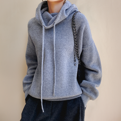 Sienna™ | Cozy High-Neck Hoodie