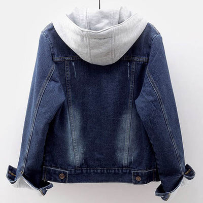 James/ Modern Denim Jacket with Hood