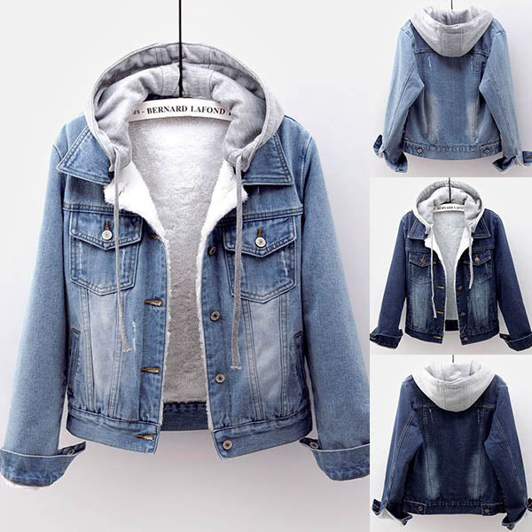 James/ Modern Denim Jacket with Hood